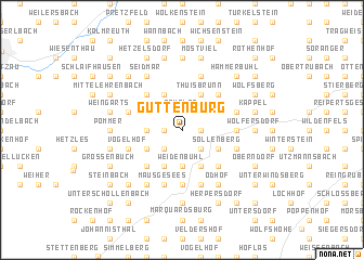 map of Guttenburg