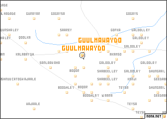 map of Guulma Waydo