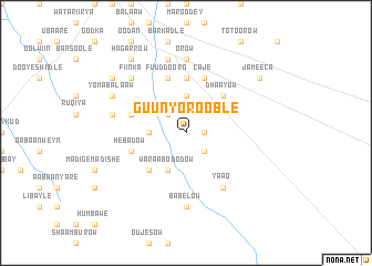 map of Guunyo Rooble