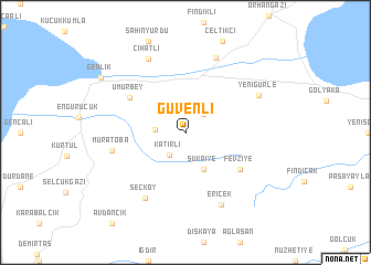 map of Güvenli