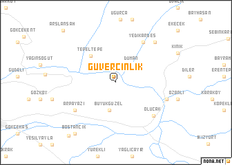 map of Güvercinlik