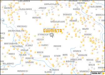 map of Guvništa