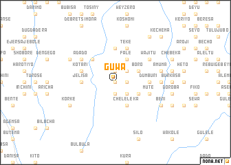 map of Guwa