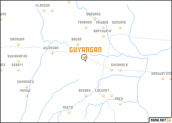 map of Guyangan