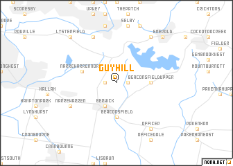 map of Guy Hill