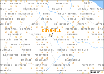 map of Guys Hill