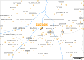 map of Gūzdak