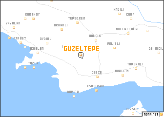 map of Güzeltepe