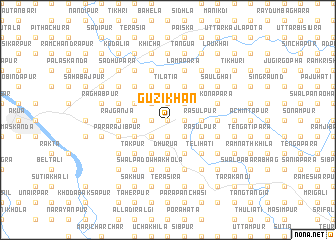 map of Guzikhān