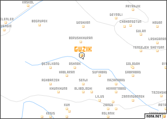 map of Gūzīk