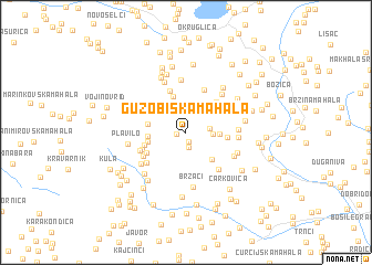 map of Guzobiska Mahala