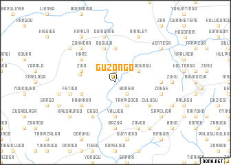 map of Guzongo