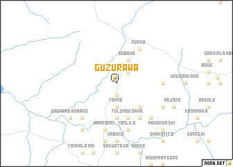 map of Guzurawa