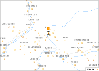 map of Gu