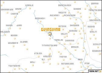 map of Gvirgvina