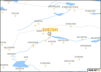 map of Gvozdki