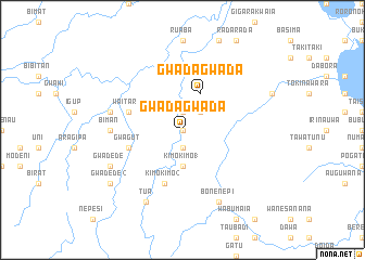map of Gwada Gwada