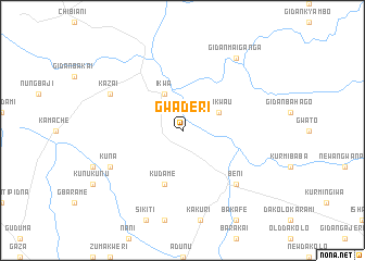 map of Gwaderi