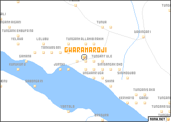 map of Gwara Maroji