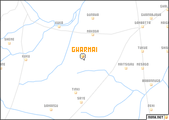 map of Gwarmai