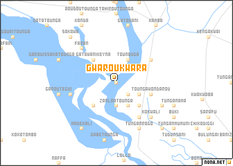 map of Gwarou Kwara