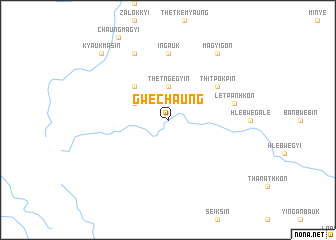 map of Gwechaung