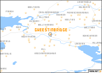 map of Gweestin Bridge