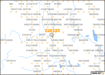 map of Gwegon