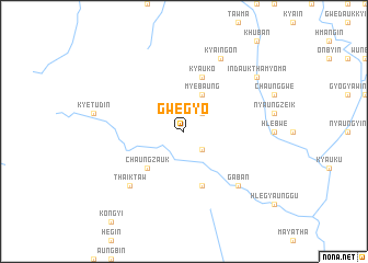 map of Gwegyo