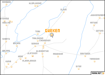 map of Gweken