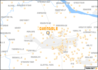 map of Gwendale