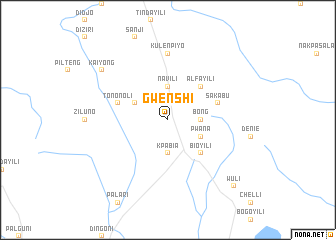 map of Gwenshi