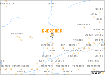 map of Gwercher
