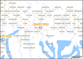 map of Gwinyingi