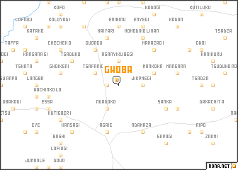 map of Gwoba