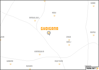 map of Gwoi Gana