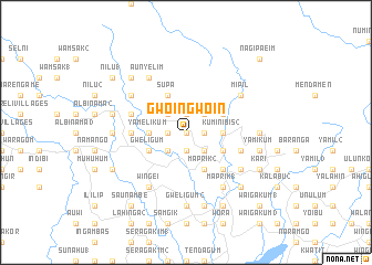 map of Gwoingwoin