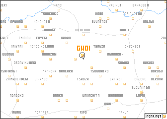 map of Gwoi