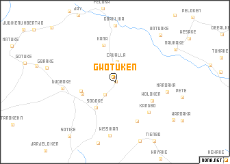 map of Gwotuken