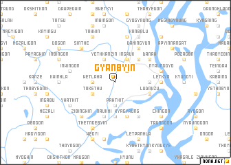 map of Gyanbyin