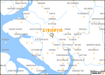 map of Gyeikpyin