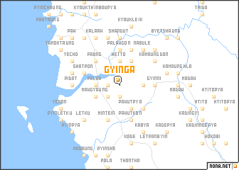 map of Gyinga