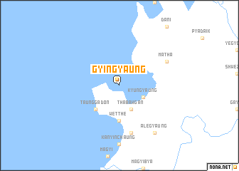 map of Gyingyaung