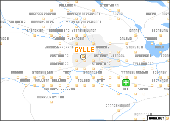 map of Gylle