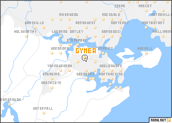 map of Gymea