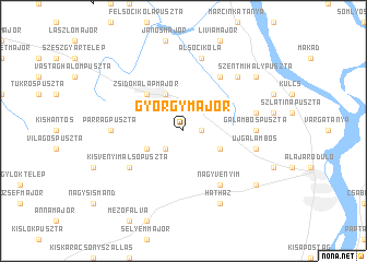 map of Györgymajor