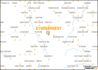 map of Gyungan West