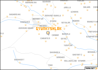 map of Gyunkyshlak