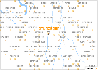 map of Gyunzegon