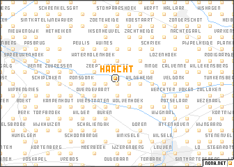 map of Haacht